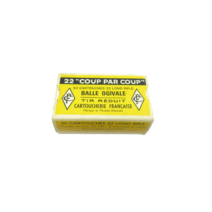 Boite 22 long rifle CF coup par coup categorie C