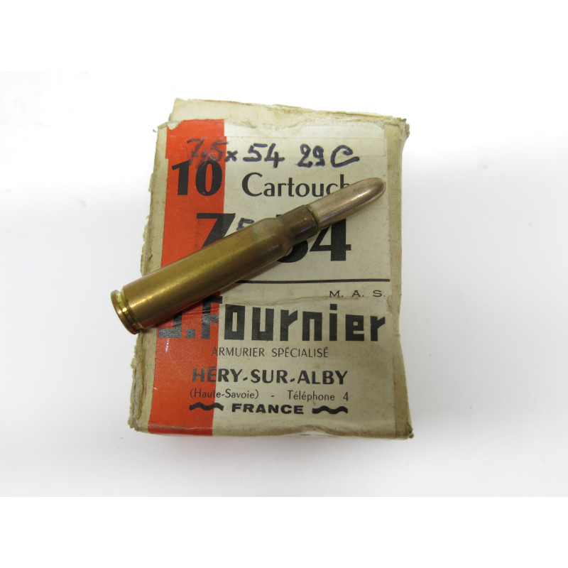Boite 7.5 x 54 Fournier balle cylindro ogivale  categorie C
