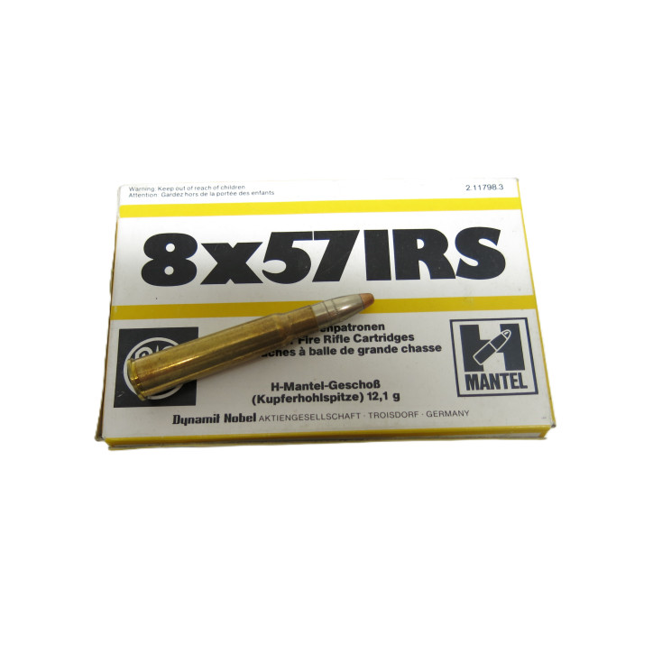 Boite de 20 cartouches Mauser 8 x 57 JRS RWS