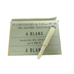 Boite de cartouches  7.62 Mod 56 plastique a blanc SFM  ref 800