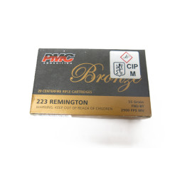 Boite de 223 PMC  55 grain  categorie B