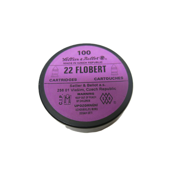 Boite de 100 22 Flobert Sellier Bellot categorie C
