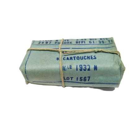 Paquet plein  de 8 mm Lebel 1940  categorie C ref 95