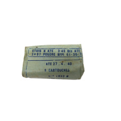 Paquet plein  de 8 mm Lebel 1940  categorie C   ref 23