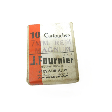 Boite de 10 cartouches  7 mm rem Mag FOURNIER categorie C
