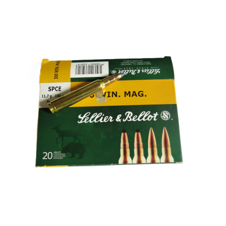 Boite de 20 cartouches neuves 300 Win Mag 180 Gr