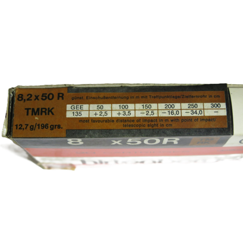 Boite de 20 cartouches 8 x 51 R  hirtenberger