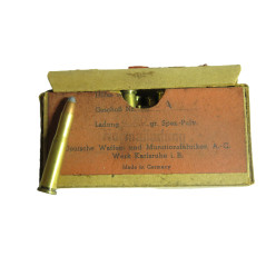 22 Hornet boite de 20 cartouches calibre 22 Hornet DWM categorie C