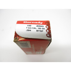 Boite de 100 ogives 7 mm 162 Gr Hornady