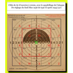 copie de Planchette de hausse Fusil mas 36 2° type correction  D 4