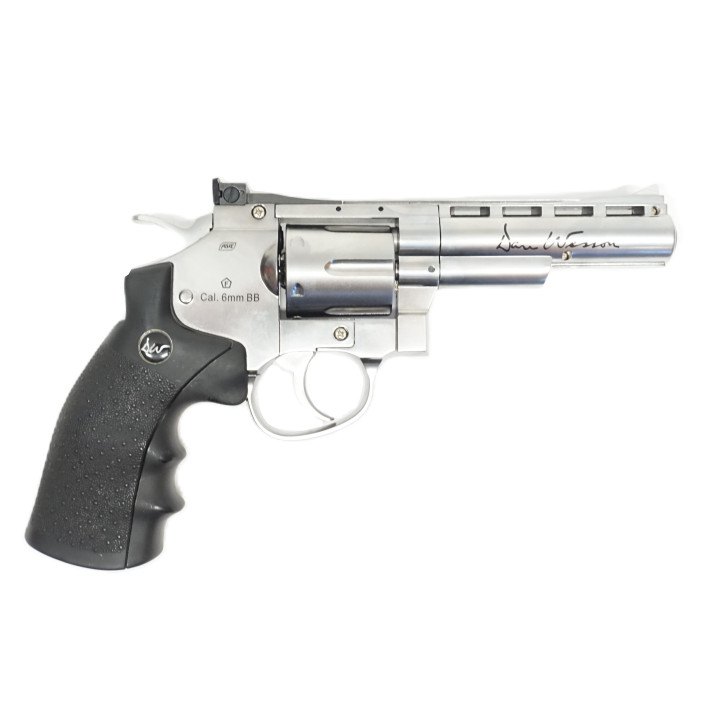 Revolver Dan Wesson ASG 4"  Chrome avec malette et acessoires