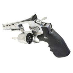 Revolver Dan Wesson ASG 4"  Chrome avec malette et acessoires