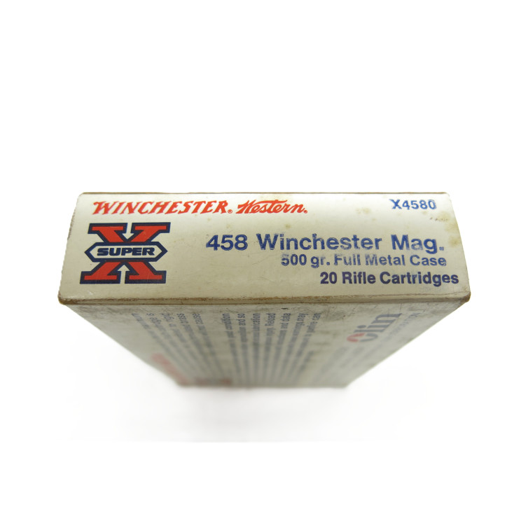 Boite de 20 cartouches 458 Winchester magnum