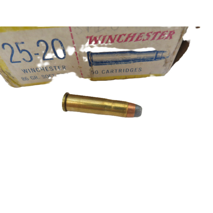 25-20 Winchester boite de 50 cartouches categorie C    85 Gr