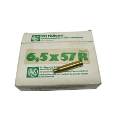 Boite de 20 douilles  6.5 x 57 R  RWS