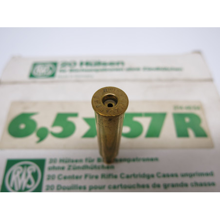 Boite de 20 douilles  6.5 x 57 R  RWS