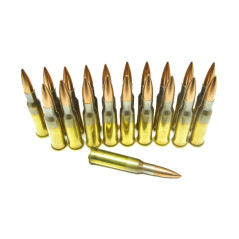 Lot de 20 cartouches neuves 7.62 Mosin Nagant Lapua FMJ