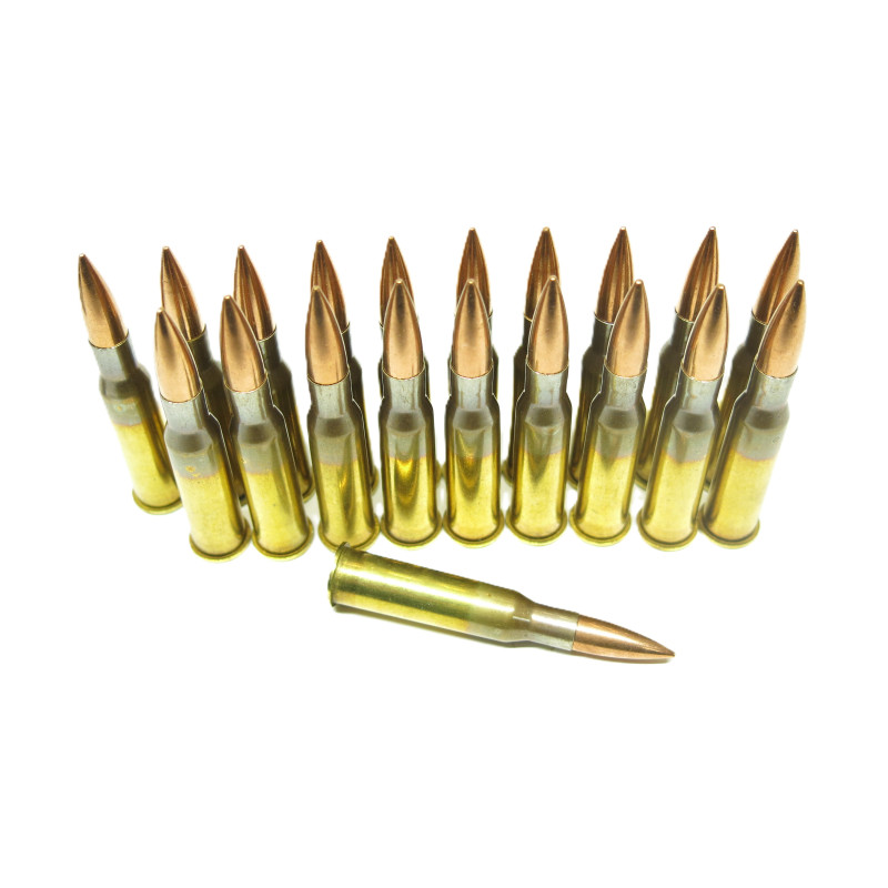 Lot de 20 cartouches neuves 7.62 Mosin Nagant Lapua FMJ