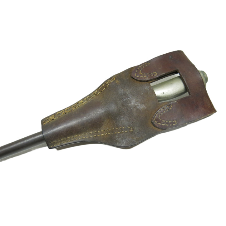 Belle baïonnette originale modèle a quillon  du fusil Lebel avec fourreau et cuir  Ref 852
