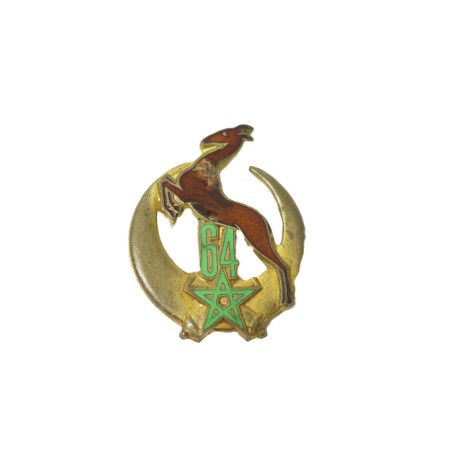 Insigne 64° regiment chasseur Afrique Drago Berranger ref 22