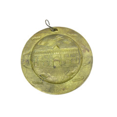 Plaque bronze capitulation du Reich 1945 ref 996